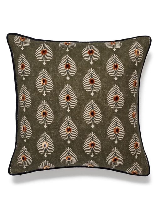 Ocellus Cushion Cover in Grey Green