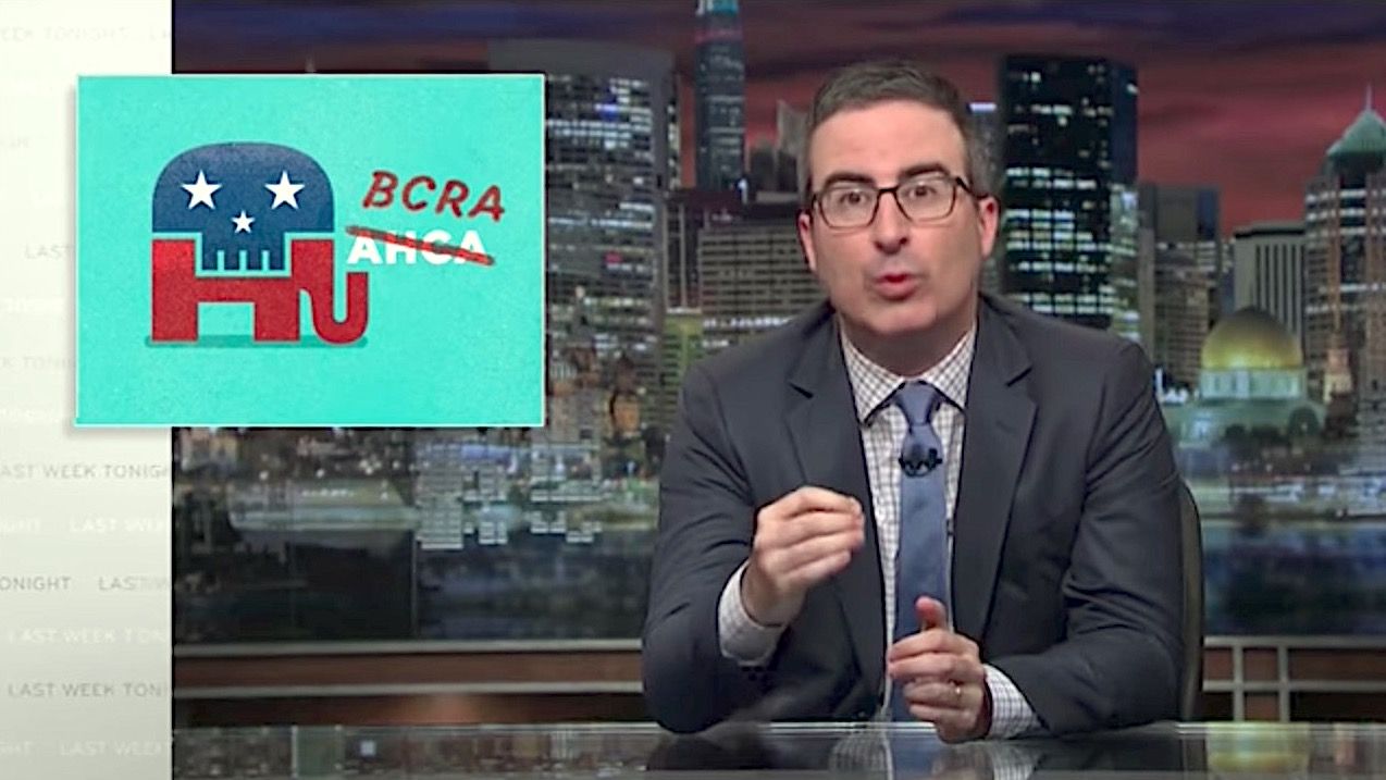 John Oliver warns against GOP health-care bill