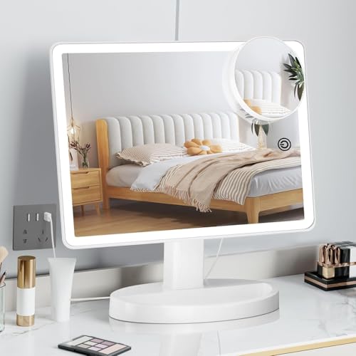 Funtouch Large Lighted Vanity Makeup Mirror With Light (x-Large Model)