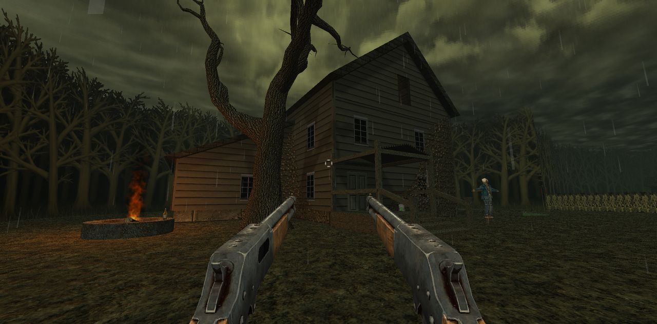 Dusk screenshot showing off newer, high-poly HD models