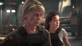 Linda Hamilton as Sarah Connor in Terminator