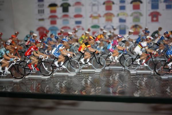 Tour of Flanders winners are immortalised in figurines at the museum in Oudenaarde.