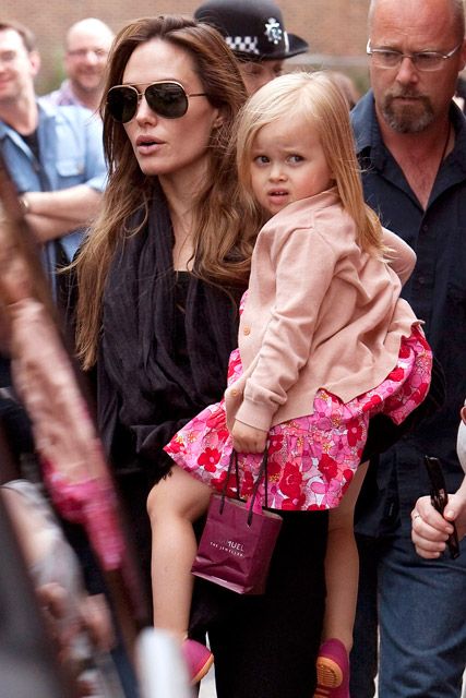 Angelina Jolie and Vivienne Jolie-Pitt