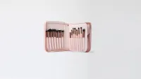 best makeup brushes: Luxie 30-Pc. Rose Gold Brush Book Set