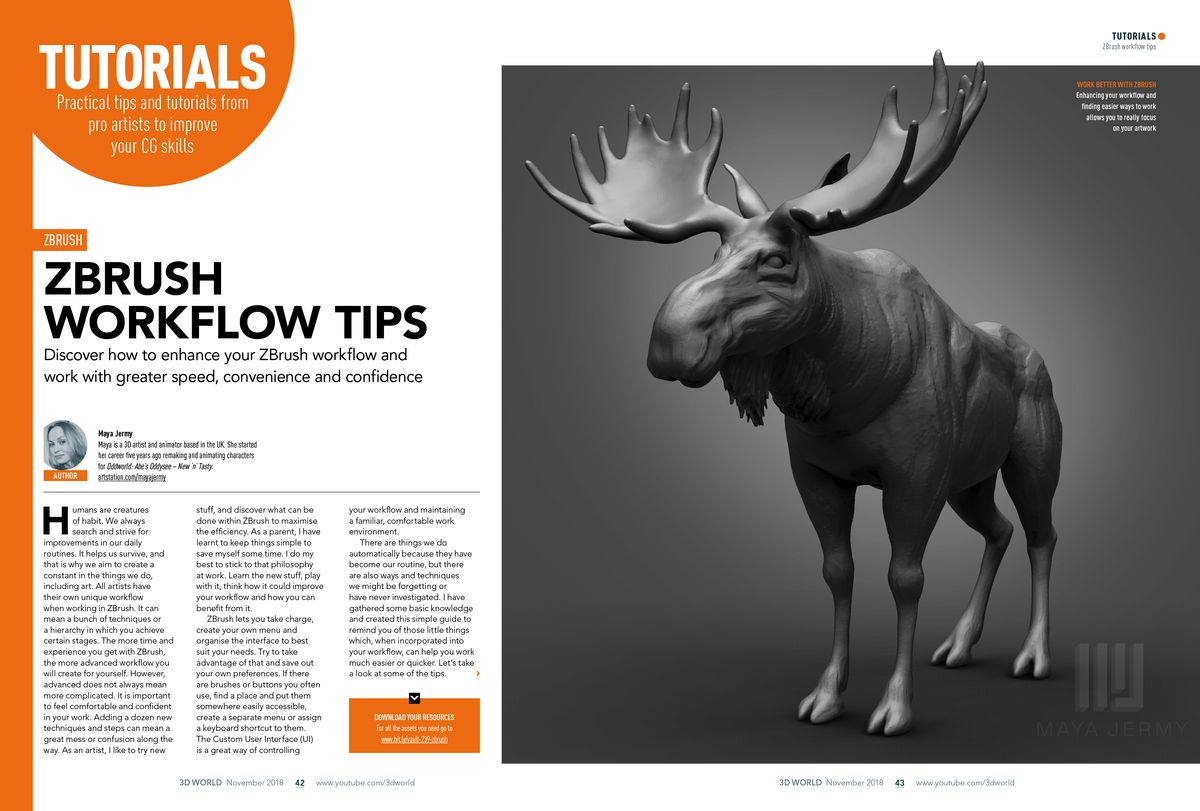 Master ZBrush digital sculpting with 3D World | Creative Bloq
