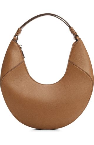 Faux Leather Hobo Bag