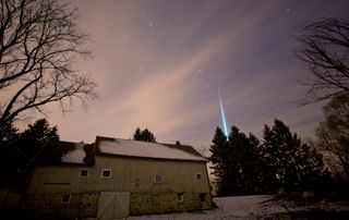 2012 Germinid Meteor over Saukville, WI