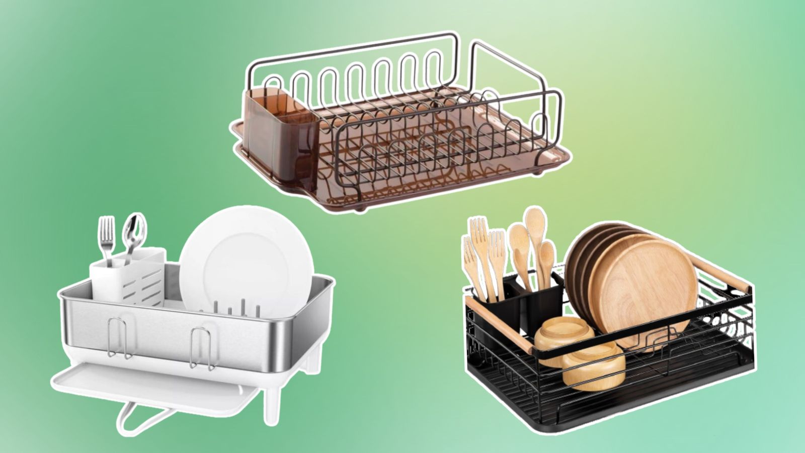 12 best small dish drying racks that serve style by the sink Real Homes