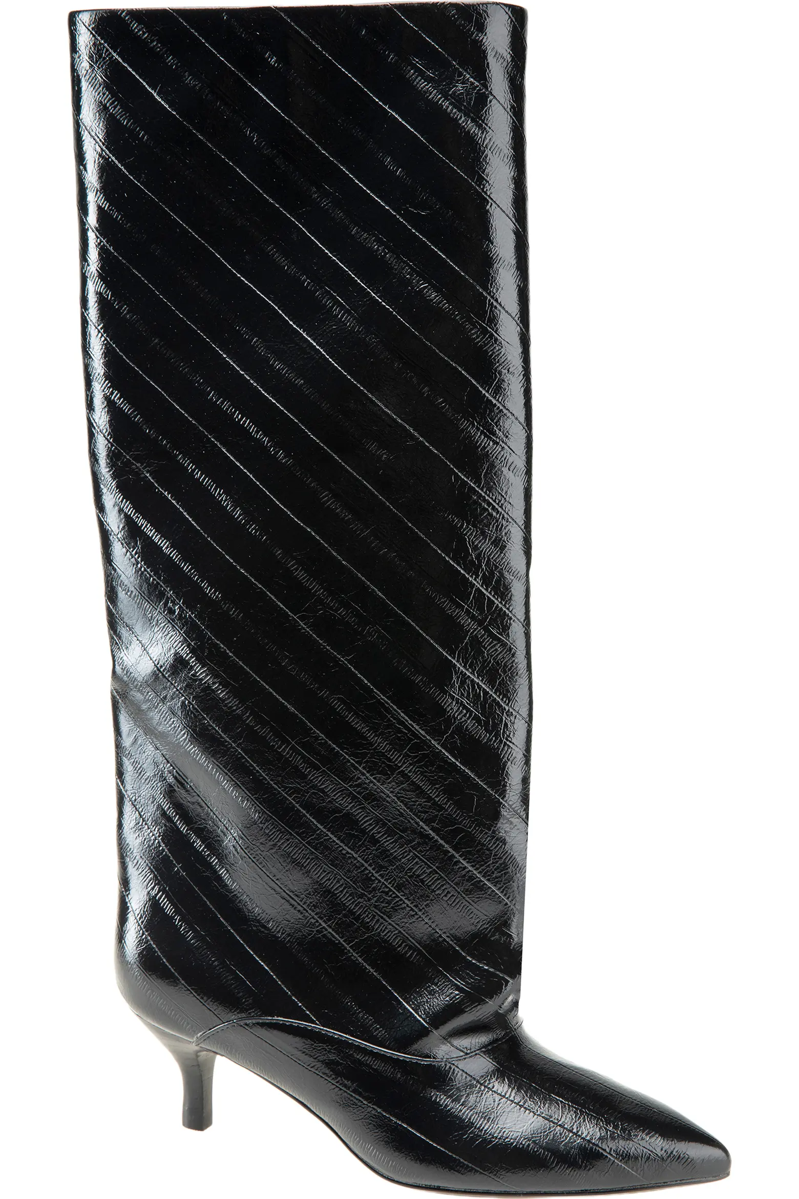 Kenneth Cole, Brisbane Kitten Heel Pointed Toe Knee High Boots (Were $