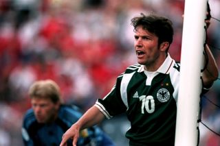 Lothar Matthaus of Germany in action at Euro 2000