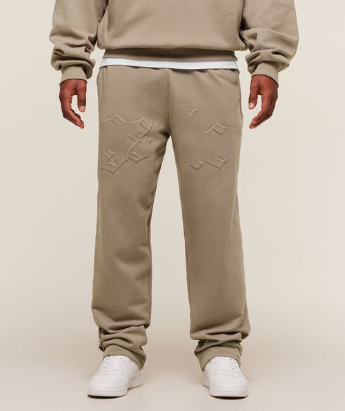 Embossed Straight Leg Joggers