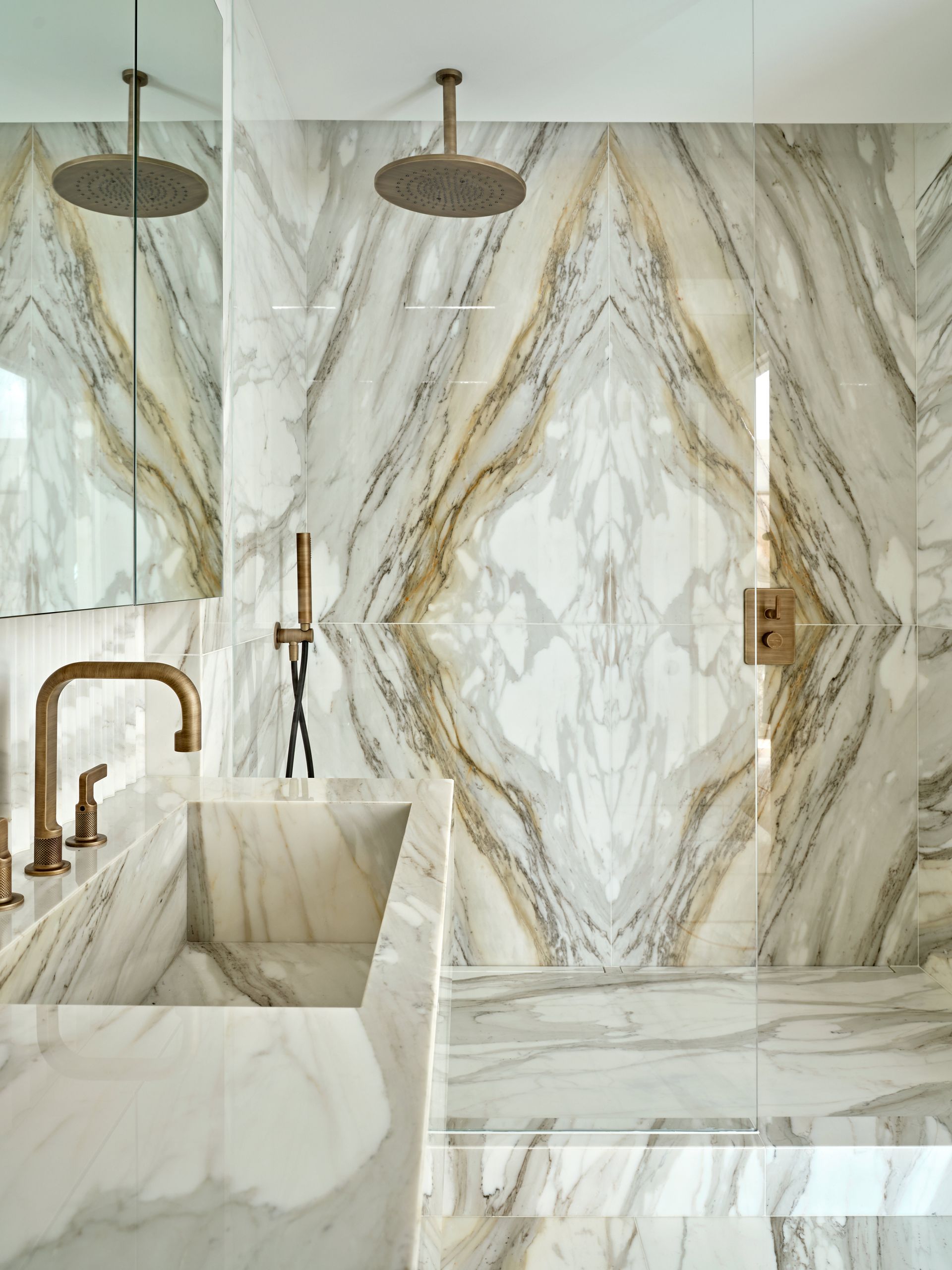 Marble bathroom