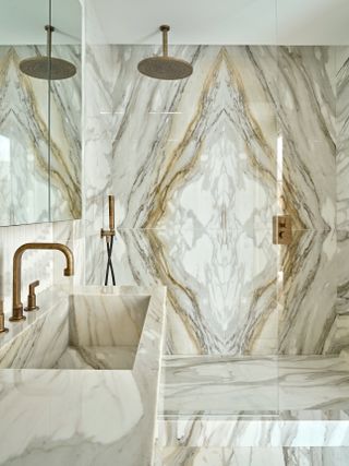 Marble bathroom