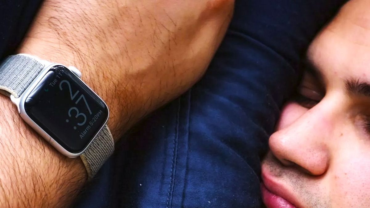 Apple Watch worn while sleeping