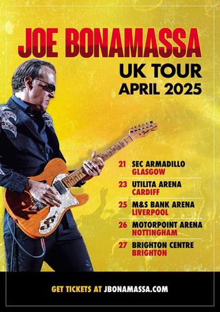 Joe Bonamassa tour poster