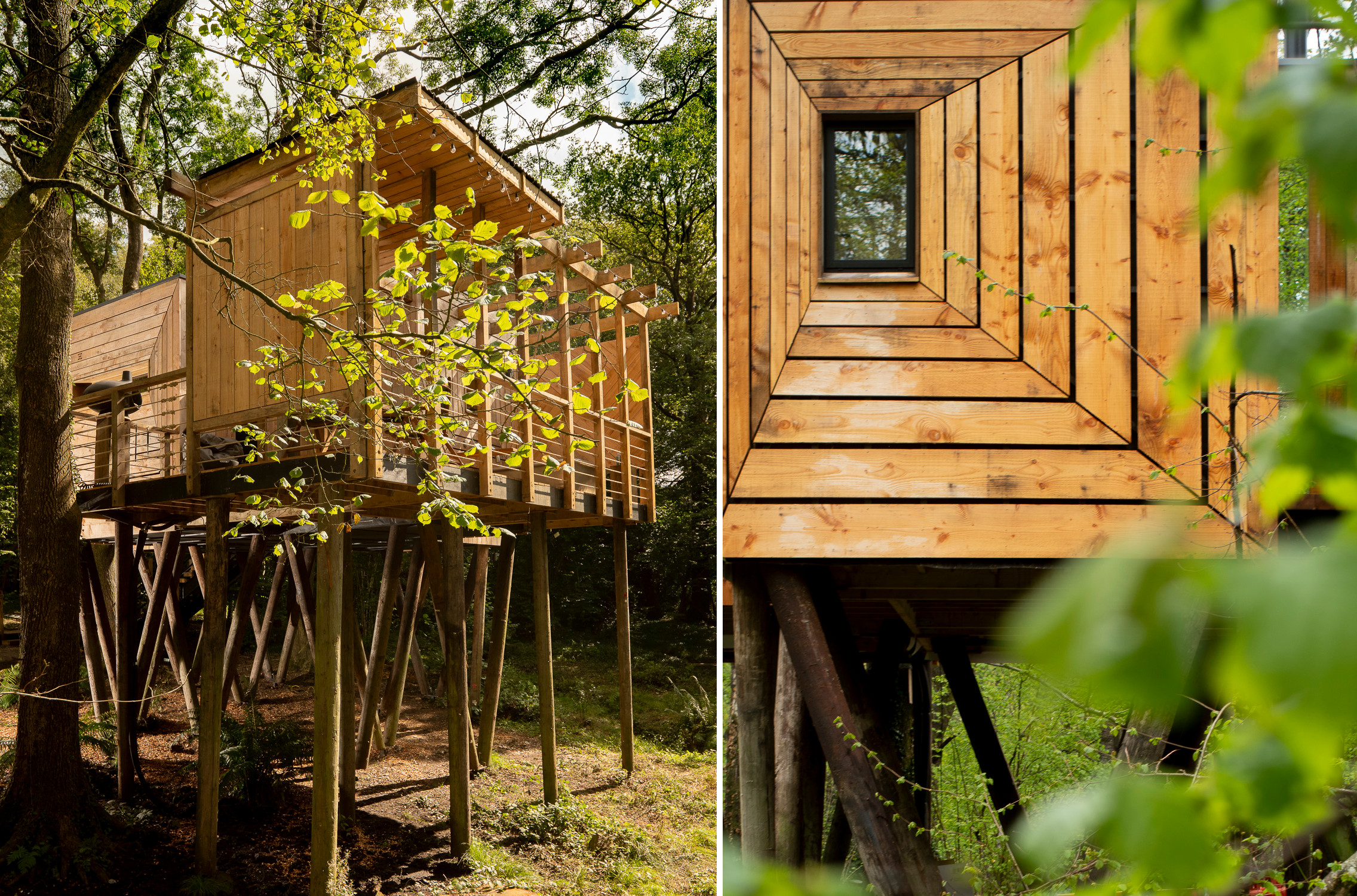 Pinwheel Treehouse at Mallinson&amp;rsquo;s Woodland Retreat