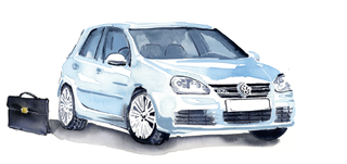 Volkswagen Golf R32 car