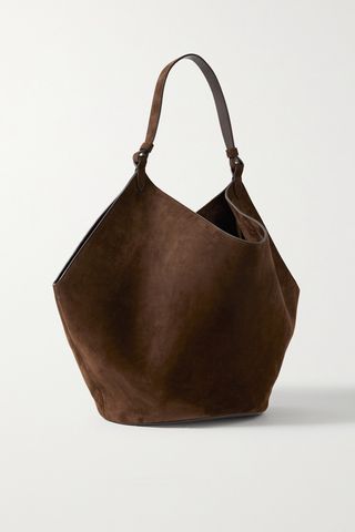 Lotus Medium Suede Tote