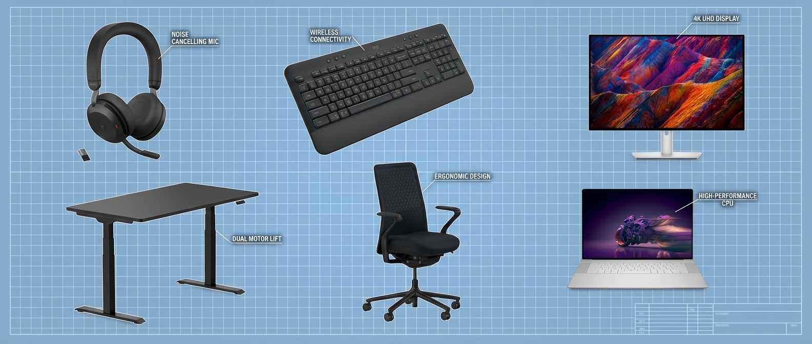 Create the ultimate work from home setup: 21 business-grade essentials to boost your productivity