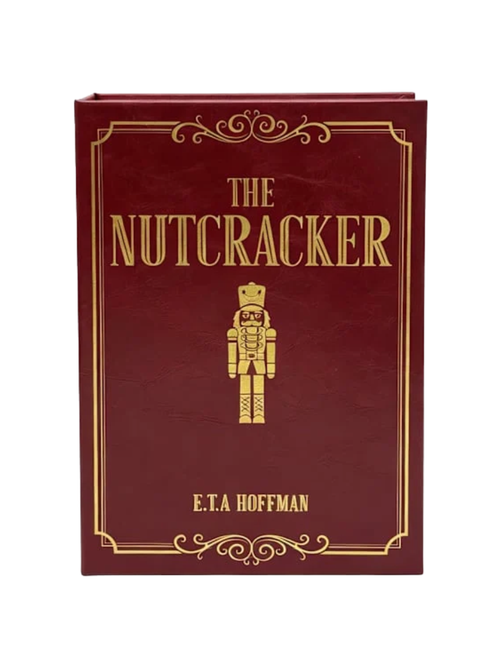 Red the Nutcracker Faux Leather Book Box