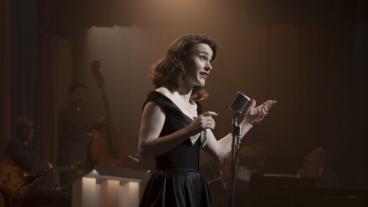 Rachel Brosnahan in The Marvelous Mrs. Maisel