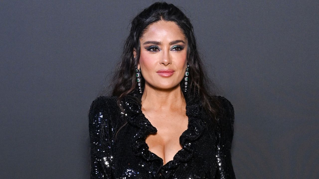  Salma Hayek attends the 2023 &quot;Kering Women in Motion Award&quot; during the 76th annual Cannes film festival on May 21, 2023 in Cannes, France.