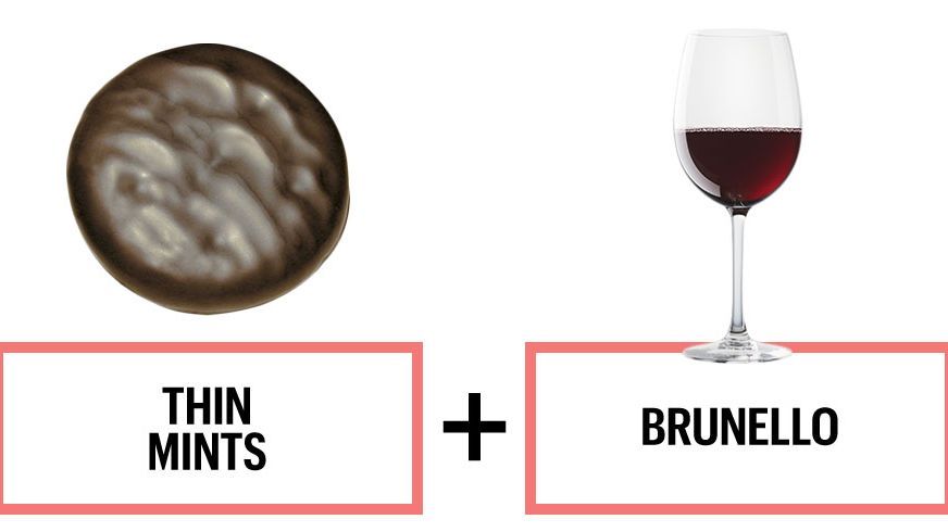 Wine, cookie
