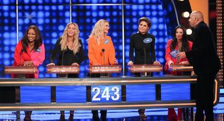 celebrity family feud steve harvey real housewives of beverly hills