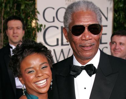 Morgan Freeman and E'Dena Hines, murdered Sunday