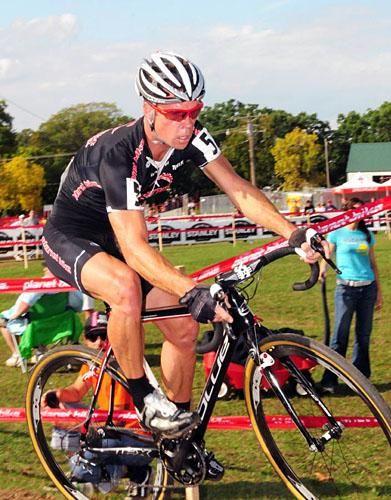 Jonathan Page (Planet Bike) suffered a mechanical which dropped him to fourth position.