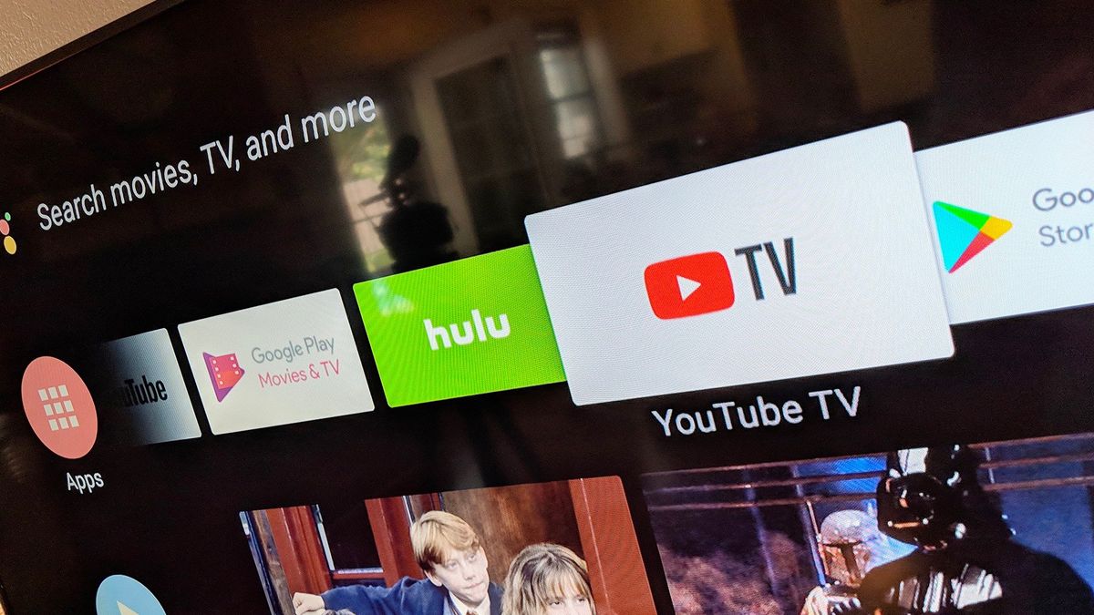 YouTube TV on a TV