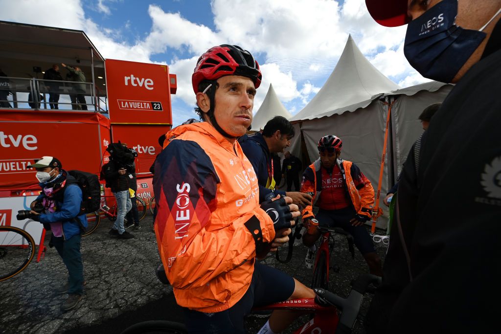 Vuelta a Espana: Geraint Thomas (Ineos) after stage 3