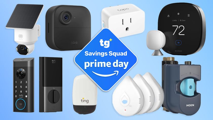 TP-Link security camera, Ting, and Yale smart lock