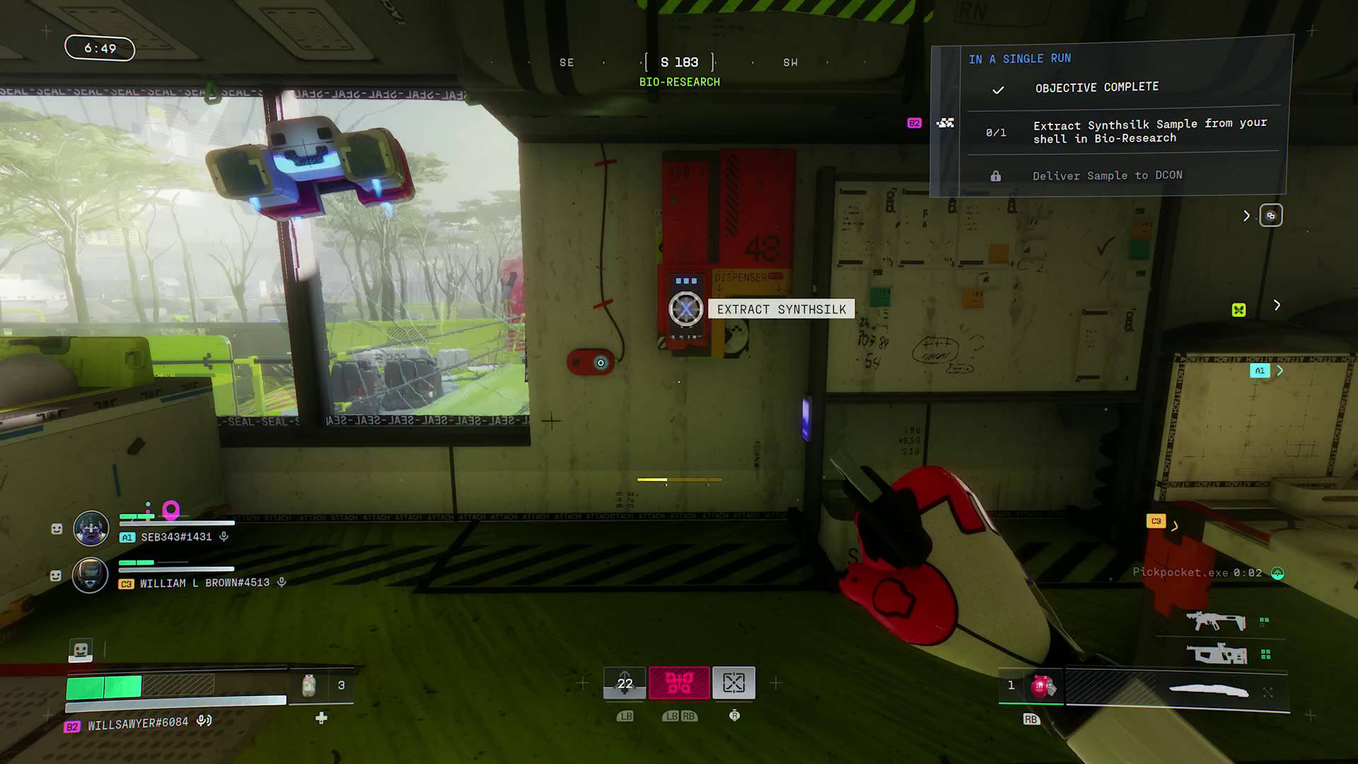 Marathon Parasitism contract synthsilk machine in bio-research