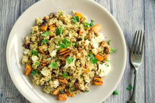 Quinoa and butternut squash