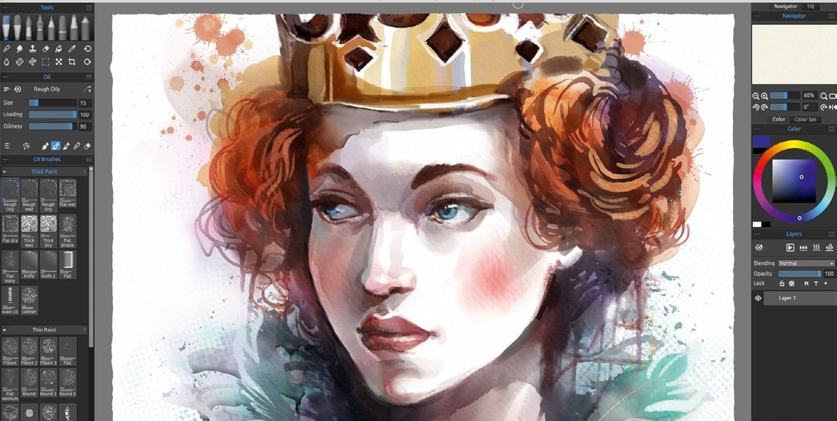 Realistic Paint Studio review Digital art gets traditional Windows