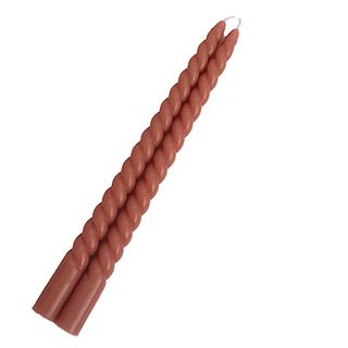 BalsaCircle 12 Spiral Wax Taper Candles