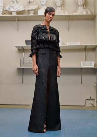 Joan Smalls, Givenchy Haute Couture by Riccardo Tisci AW16