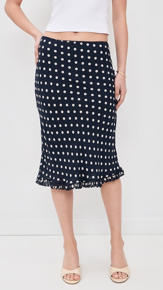 Reformation Layla Knee Length Skirt