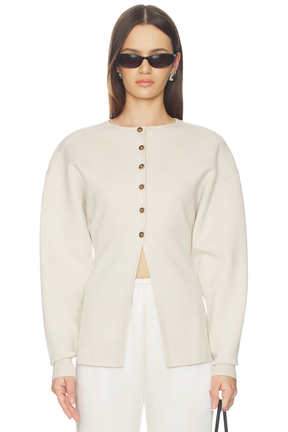 Exaggerated Sleeve Cardigan