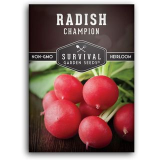 Survival Garden Seeds - Champion Radish Seed for Planting