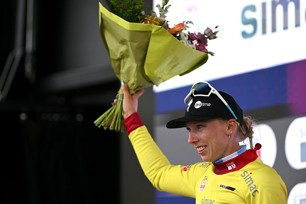Stage 2 at the Simac Ladies Tour 2025