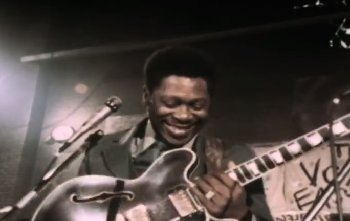 B.B. King performs at Sing Sing prison