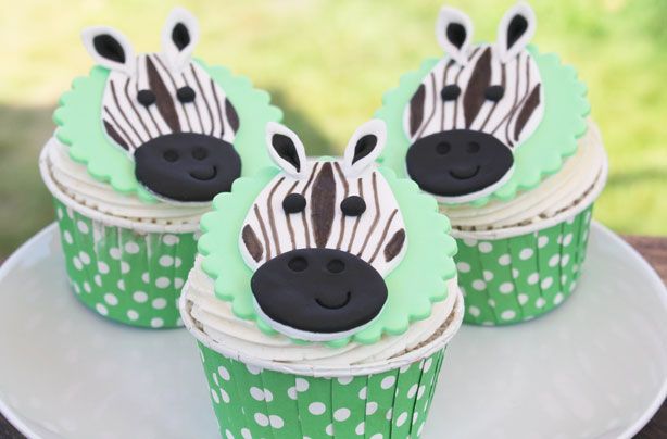 Zebra cupcakes