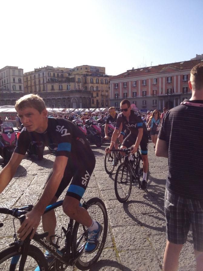 Wiggins follows team-mate and domestique Kanstantsin Siutsou, a familiar order through the upcoming race?