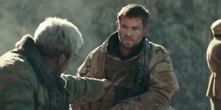 Chris Hemsworth in 12 Strong