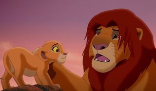 Simba and Kiara in Lion King 2