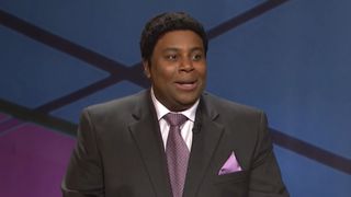 Kenan Thompson doing a skit on SNL.