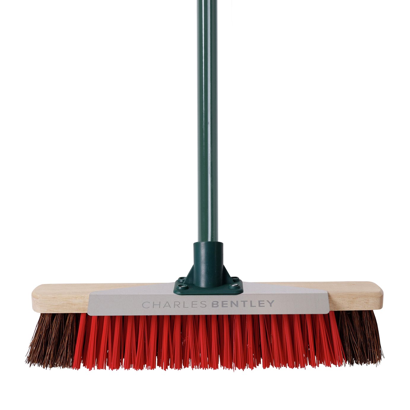 Charles Bentley 2 in 1 Outdoor Broom With Metal Scraper