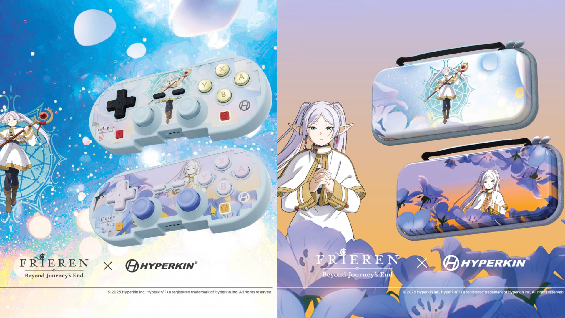 Image featuring the Hyperkin Frieren: Beyond Journey’s End gaming accessories.